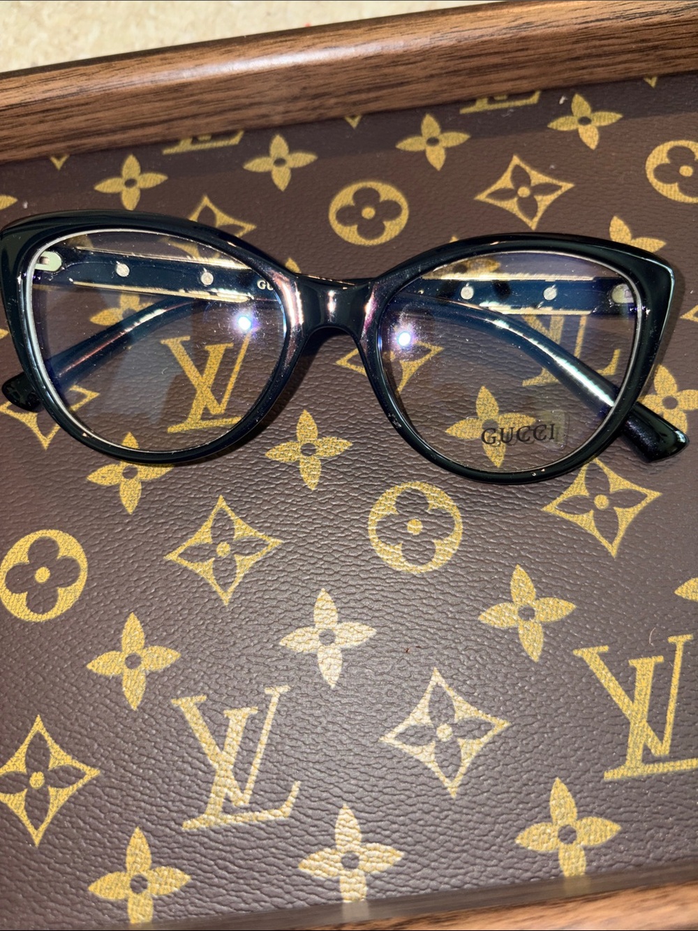 Inspired Black Cat-Eye Women's blue light Glasses